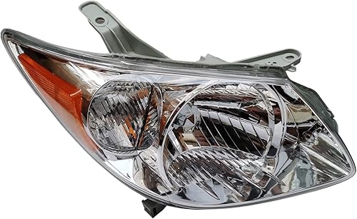 Miniatura 3 de Para 2005 2006 2007 2008Pontiac Vibe Conjunto de faros delanteros izquierdo del conductor y del lado del pasajero derecho par de reemplazo de faros