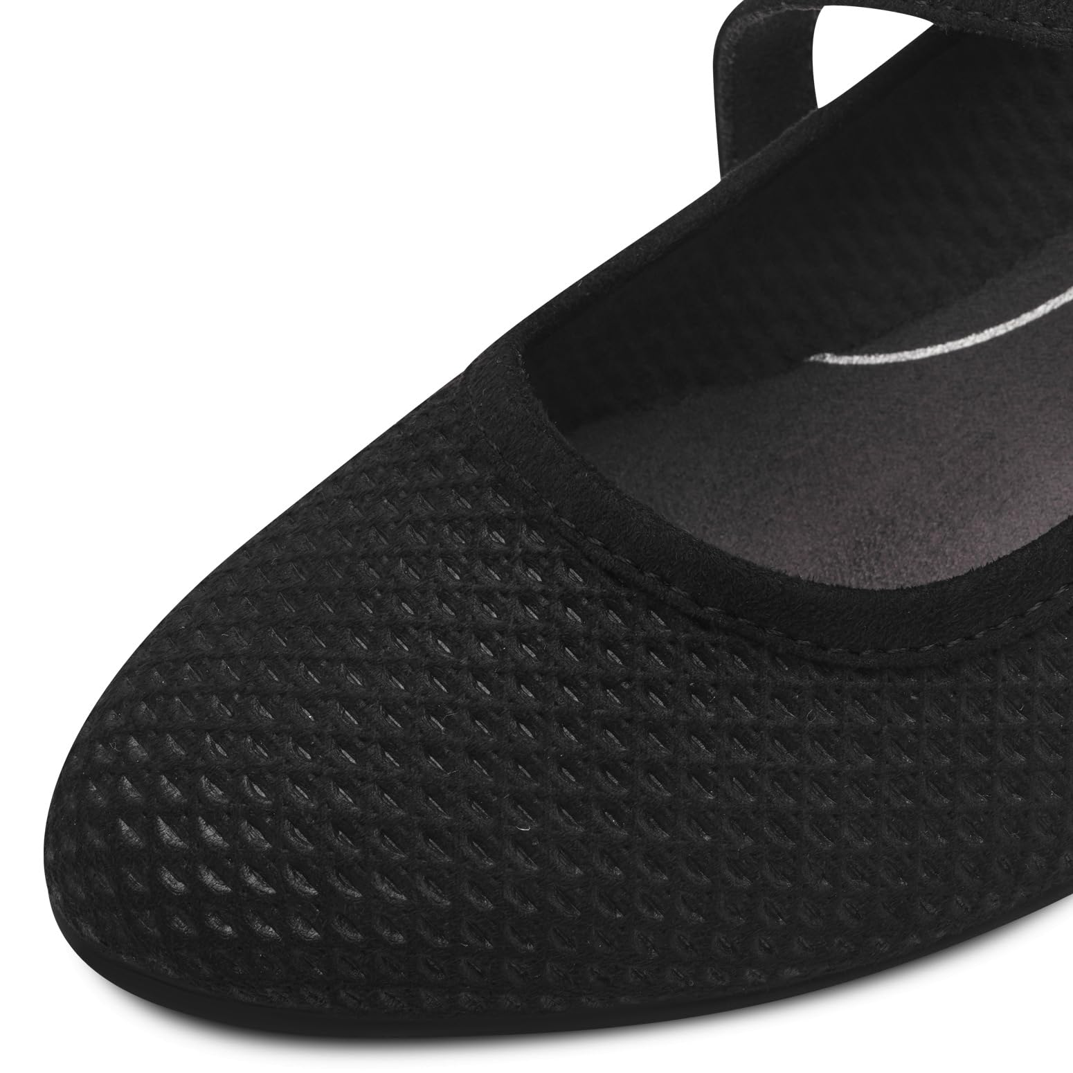 Jana Damen Pumps mit Riemen Kleiner Absatz Vegan
