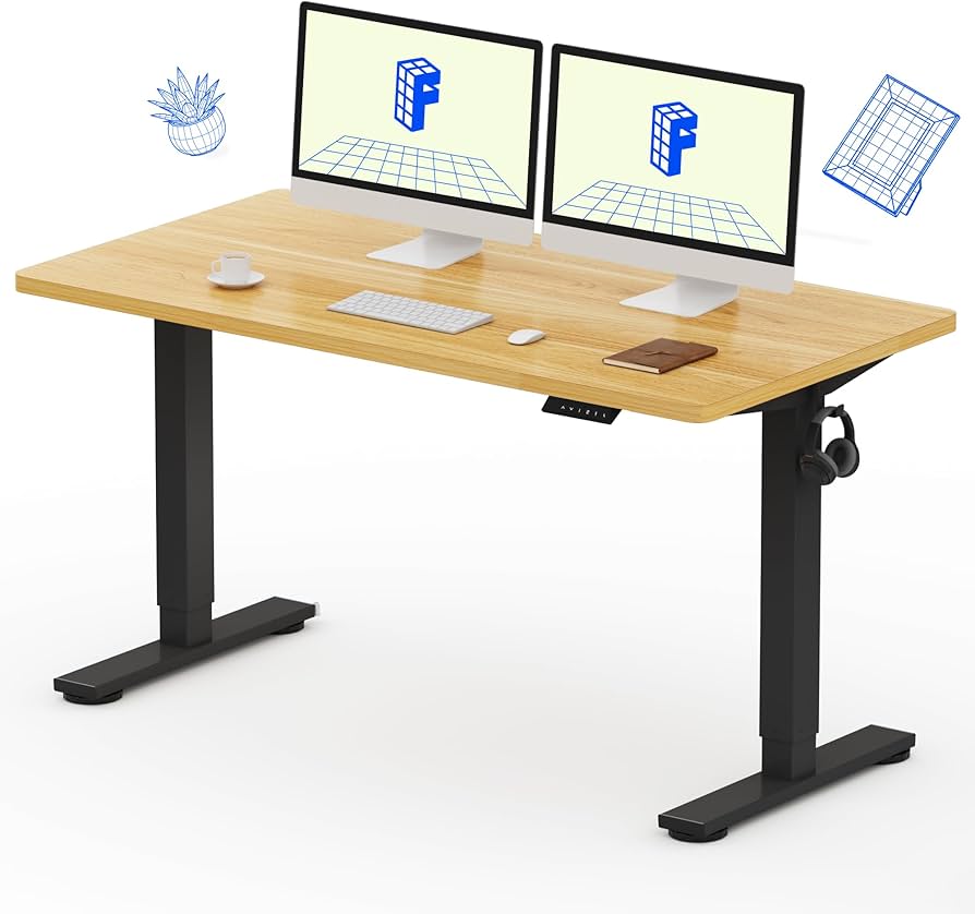 Amazon.com: FLEXISPOT EN1 Whole-Piece Standing Desk 55x28 Electric