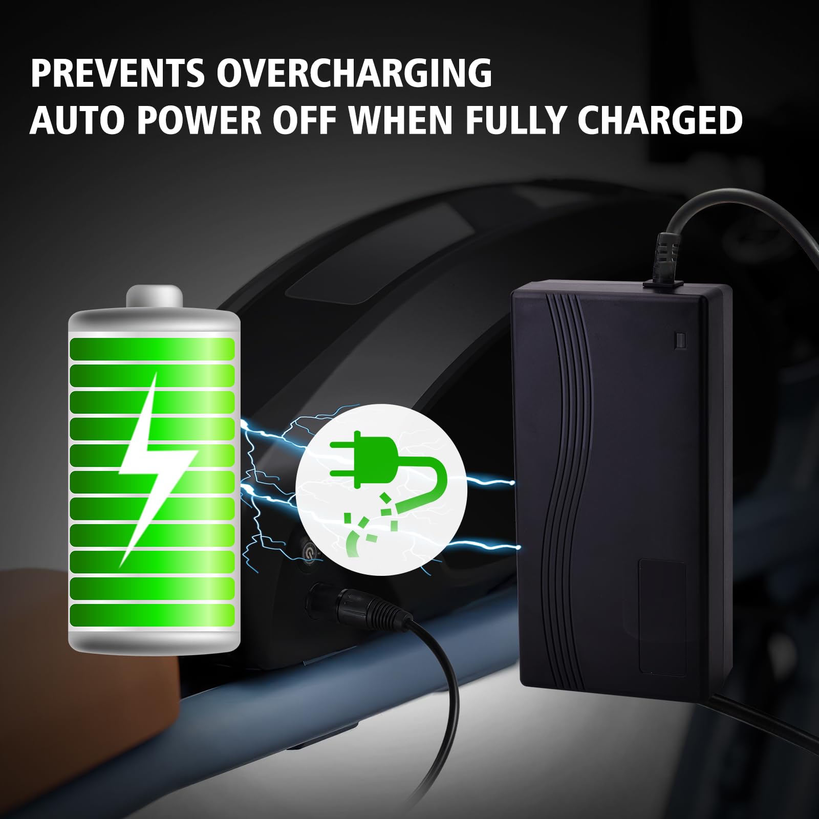 Amazon.com: YIBEICO UL Listed 54.6V 2A Battery Charger for Super