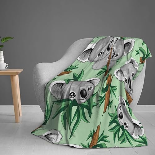 Miniatura 8 de Lindas mantas de koala para bebé, manta suave y cálida de felpa para recién nacidos, niñas y niños, 30 x 40 pulgadas