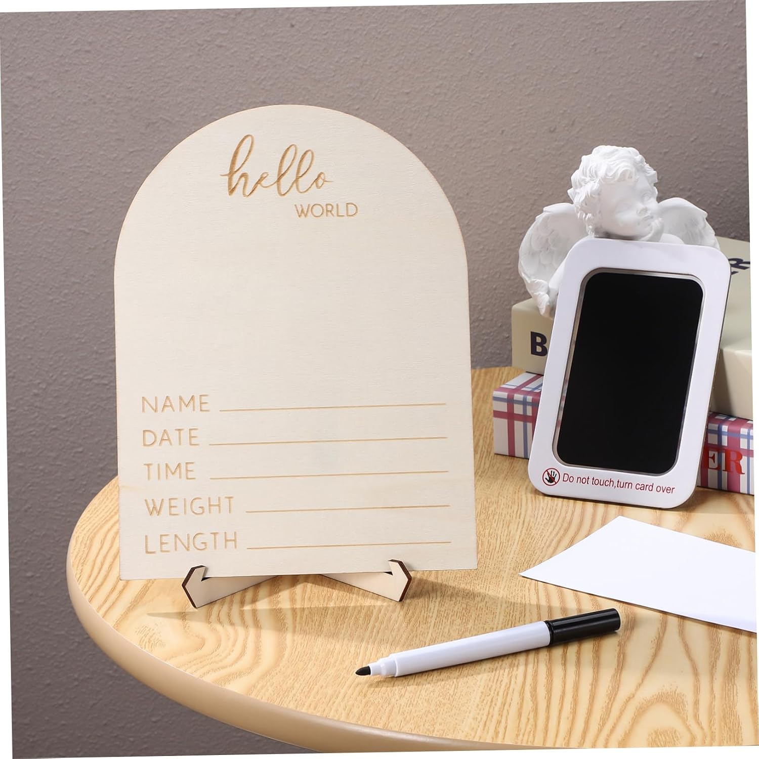 Sonogram Photo Frame Picture Frame Stand Clip for Showers Nursery Decor Thoughtful Keepsake for Parents