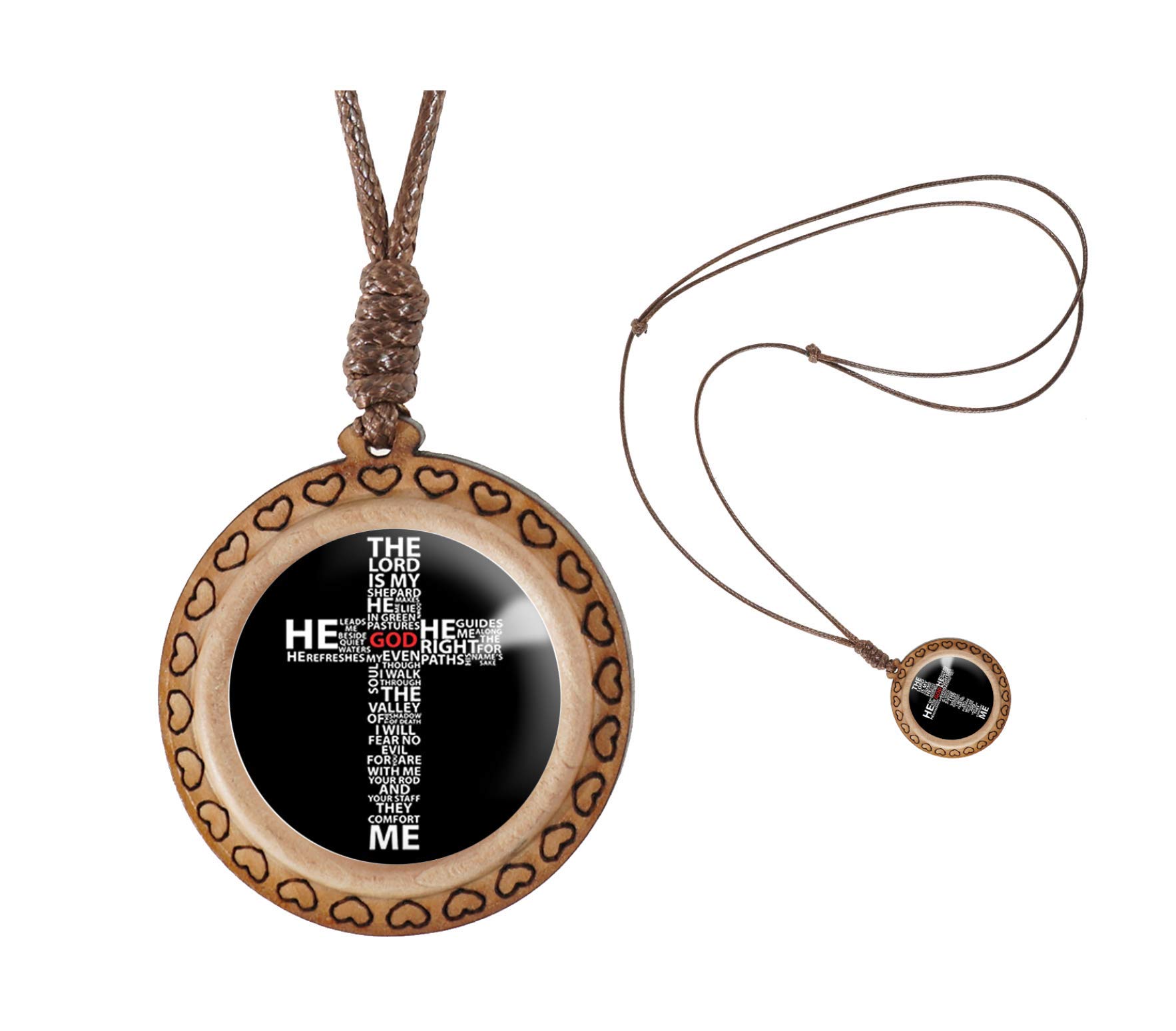 FQJNS Custom Hand Carved Wooden Pendant Necklace Jewelry for Women's Long  Rope Sweater Women's Necklace Accessories