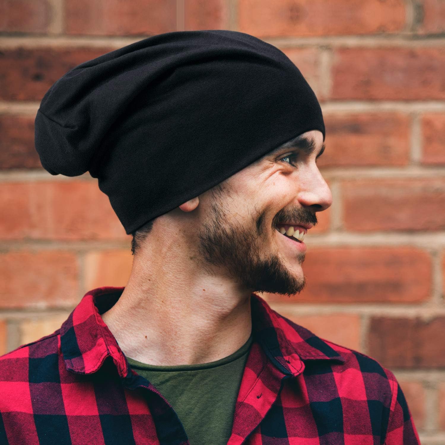 Outus 6 Pieces Thin Knit Slouchy Beanies Cap Cotton Chemo Sleep Cap Dwarf Hat for Women Men - Image 4