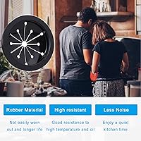 Vista 3 de 3 Packs Garbage Disposal Splash Guard Sink Baffle, 3-1/8 Inch Food Waste Disposer Accessories, Suitable for Waste King, Whirlaway and GE Models