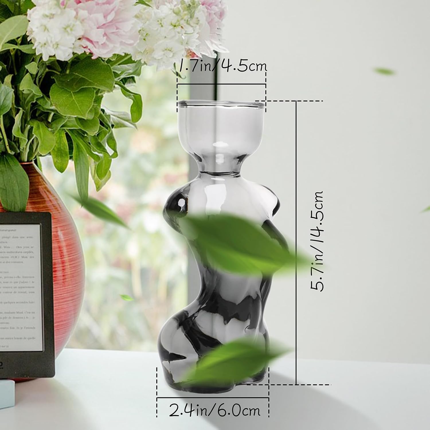 Propagation Vases for Plants Plant Propagation Jars Unique Body Avocado Vase Glass Planter Perfect for Seed Starting Water Rooting and Home Decor Gift for Father
