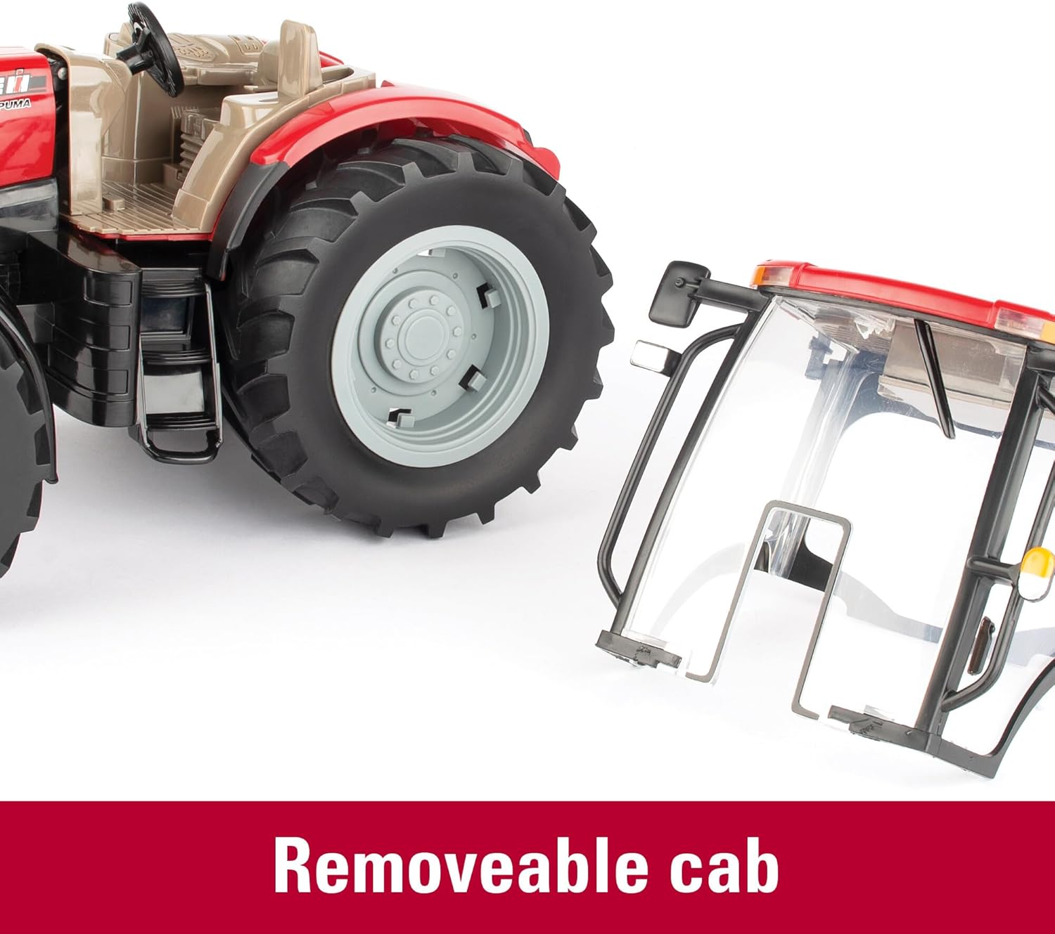 ERTL Big Farm 1/16 Case IH Puma 215 Tractor with J&M Grain Cart Wagon 44459