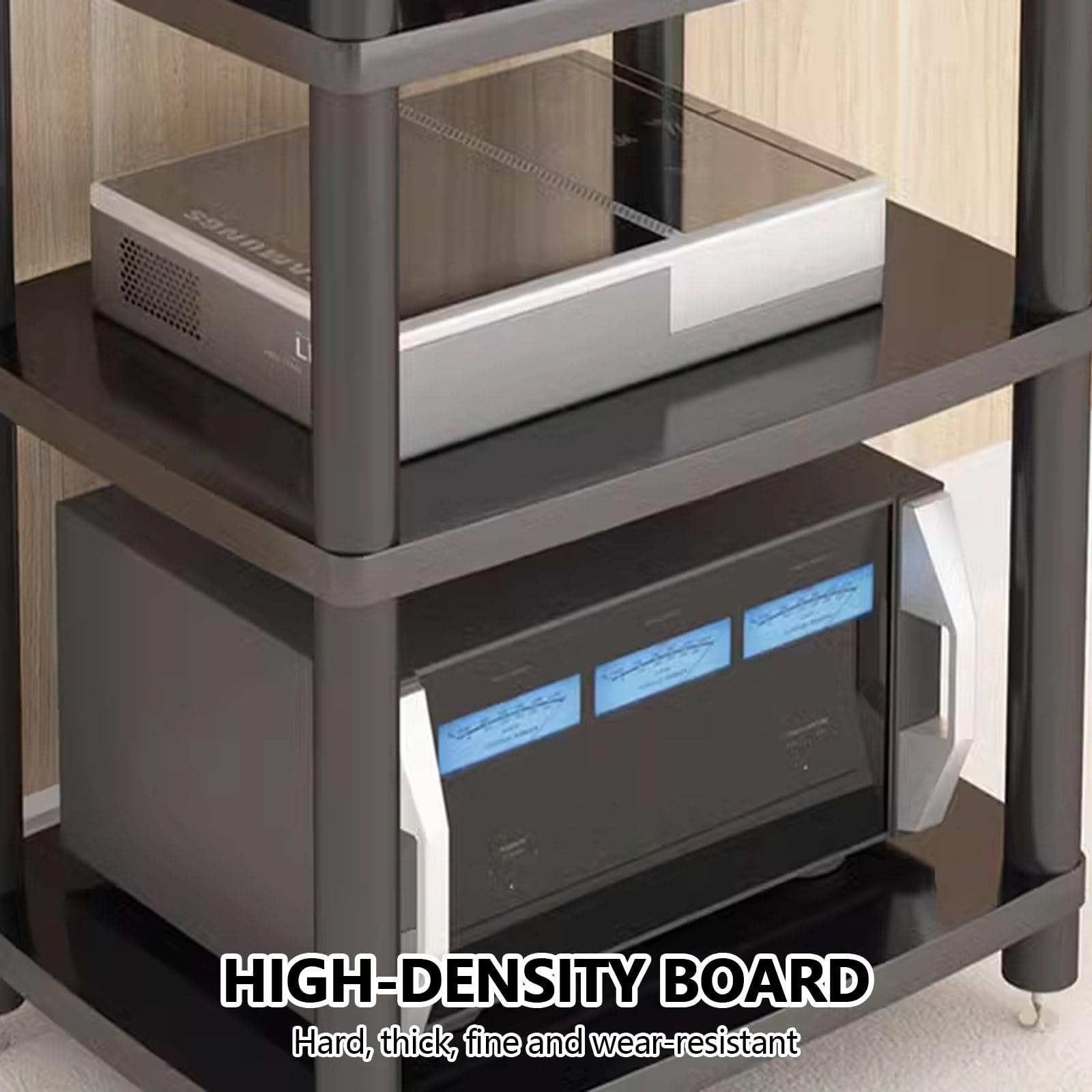 Moderno deposito di dischi in vinile, multistrato supporto stereo, componenti stereo Porta consolle, camera da letto supporto proiettore, Audio Av Media Stand, soggiorno DVD Media Componente rack.