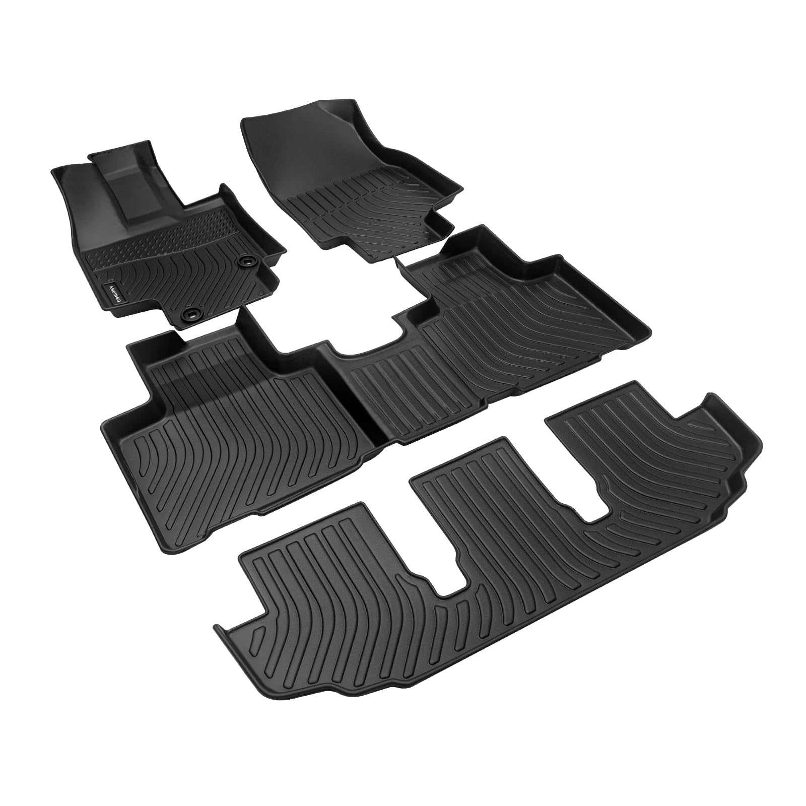 Photo 1 of ANBINGO Floor Mats Fits for Toyota Highlander 2020-2023(7 Passenger)