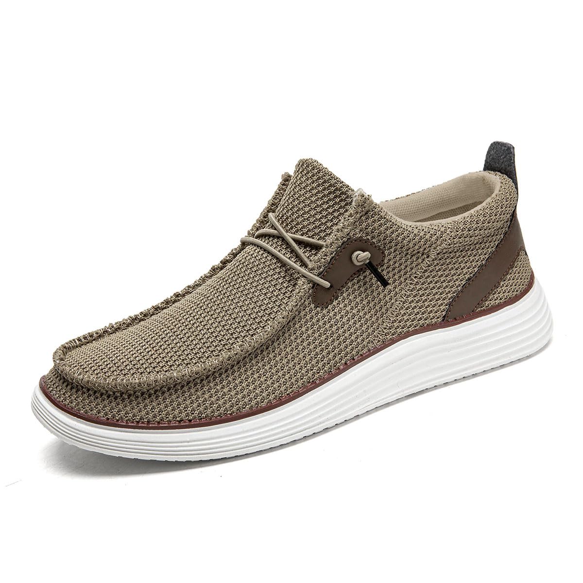 DLWKIPV Men's Loafers Slip On Sneakers Boat Walking Fashion Shoes Classcial Comfortable Stylish Lightweight Casual Shoes for Men Non-Slip Durable Home