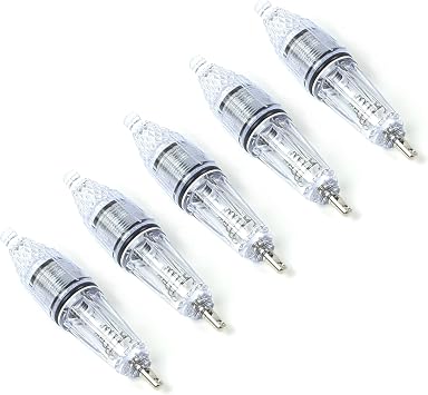 LED ضوء الصيد تحت الماء 5 قطع Deep Drop LED ضوء جاذبية للماء وميض ضوء جذاب Bait Lure Lamp Fish Tools 5 ألوان 4.7 بوصة 6.7 بوصة