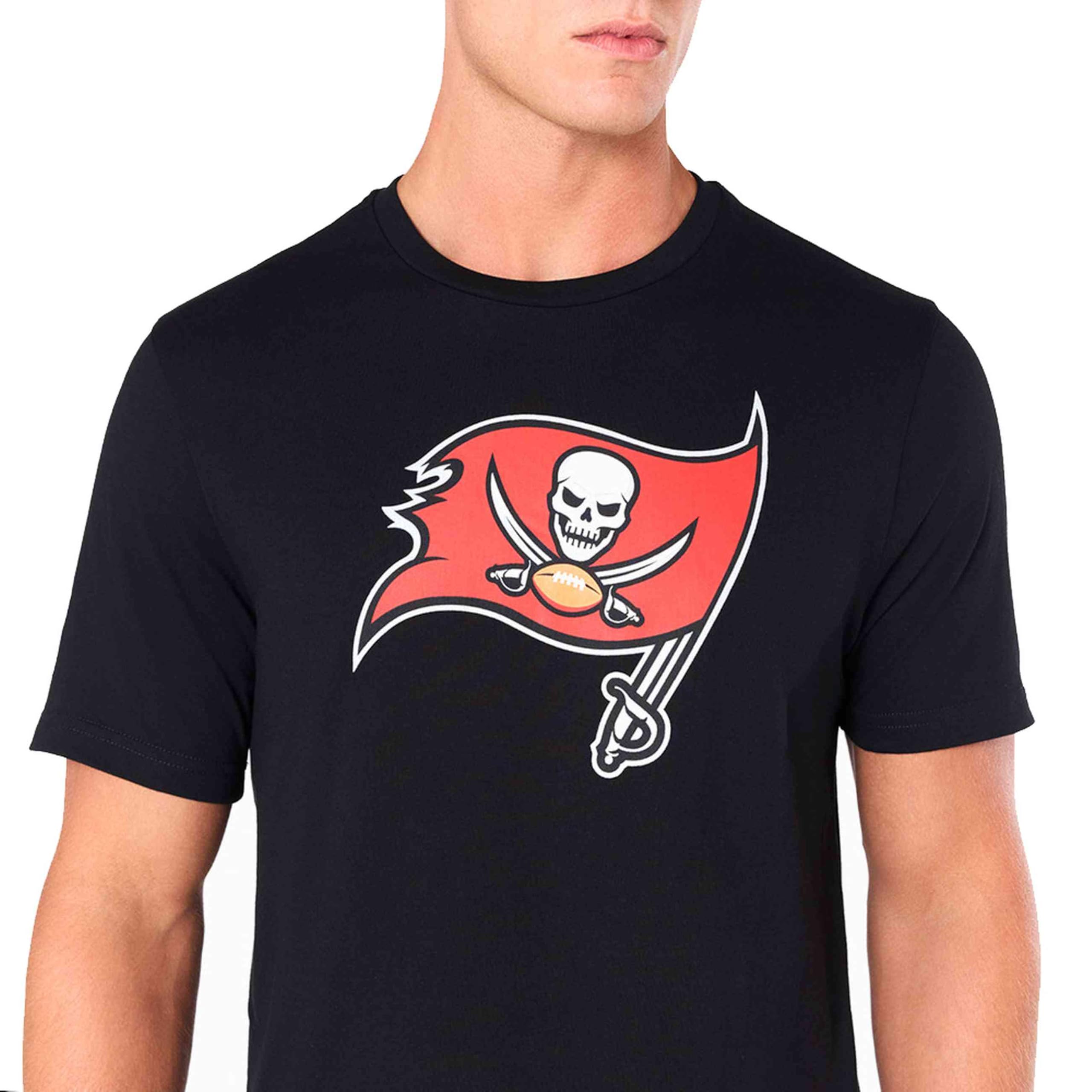 New Era Tampa Bay Buccaneers NFL Team Logo Black T-Shirt
