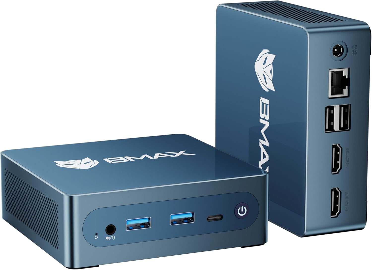 Bmax Mini PC B4 Ultra – Intel N150 (Up to 3.6GHz) 12GB LPDDR5 RAM 512GB SSD, Windows 11 Mini Desktop Computer with Dual 4K HDMI 2.1, USB 3.0, Bluetooth 5.0, WiFi 5 – Compact PC for Home Office