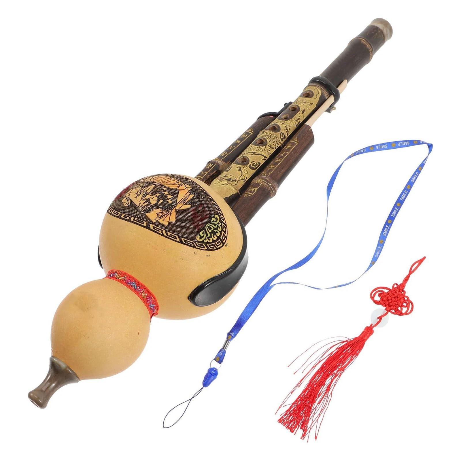 Hulusi 1 Set Di Strumenti A Fiato Cinesi Hulusi Per Principianti, Flauto Cucurbita Professionale