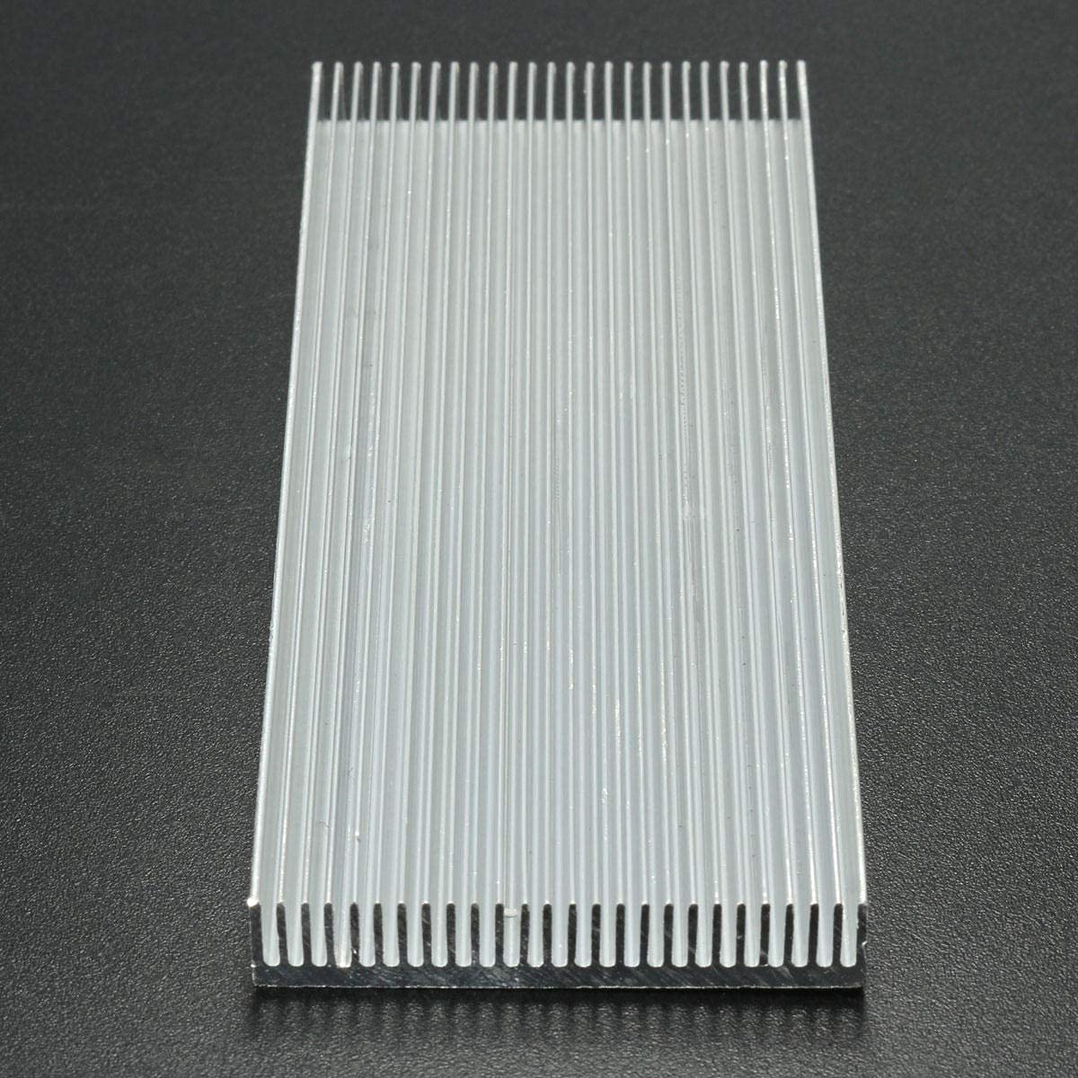10pcs 100x41x8mm Aluminum Heat Sink Heat Sink Cooler for High Power LED Amplifier Transistor Cooling