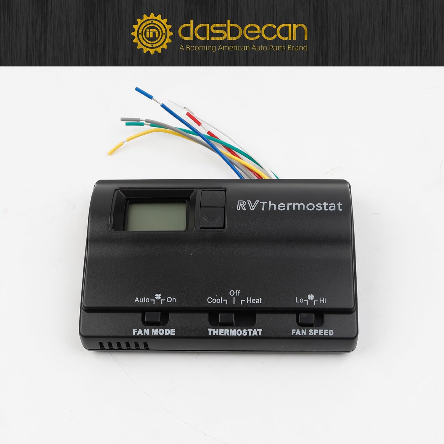 Dasbecan Digital Thermostat, Rv Thermostat Heat/Cool T-Stat Wall Compatible with Coleman 8330-336 337 338 339 368 386 Conditioner Thermostat Replace# 83303862 83303362