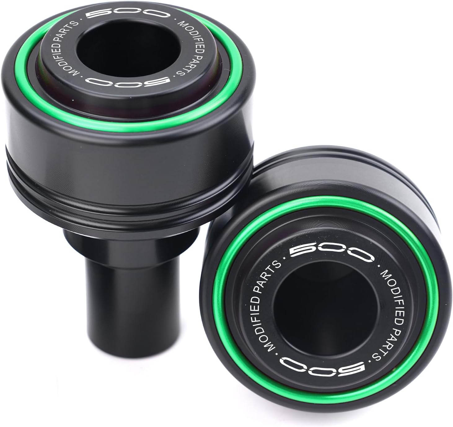 1Pair Compatible with 2025 Ninja 500 SE Ninja500 KRT 2024 2025 Z500 Z 500 SE EX500 Motorcycle Frame Sliders Crash Protection Pad Falling Protection (Green)