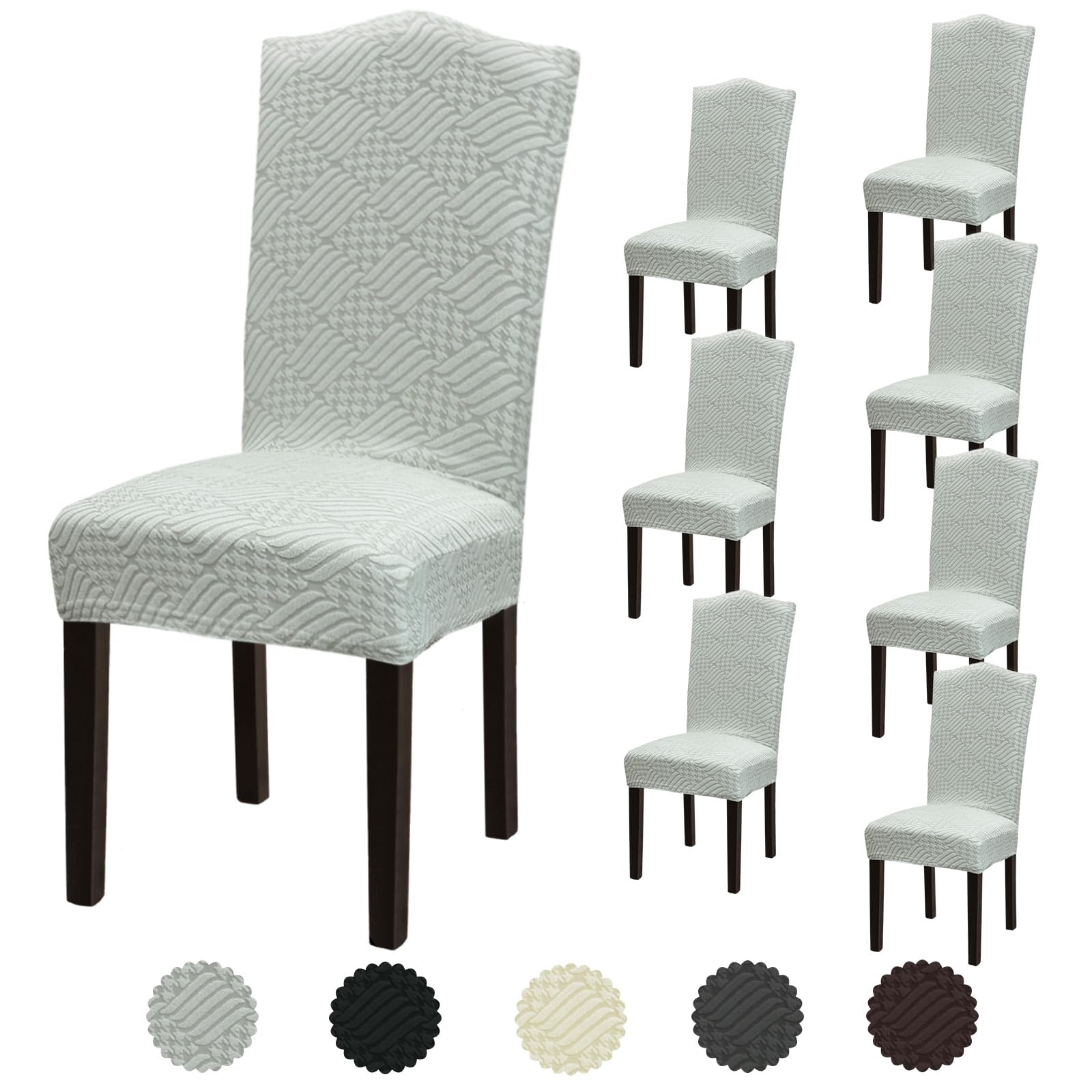 Fafua Stretch Dining Room Chair Covers Set