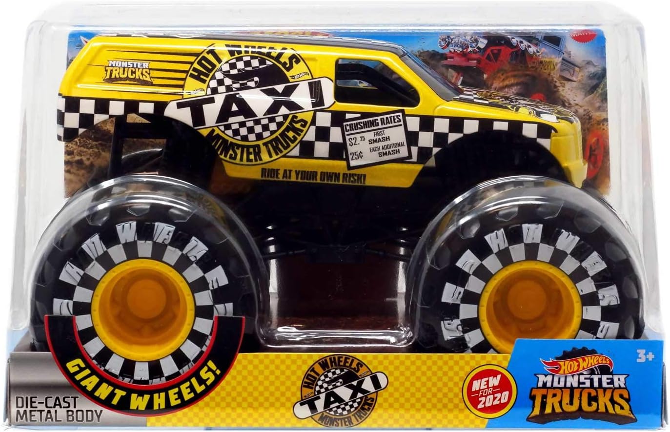 Hot Wheels Monster Trucks Taxi 1:24