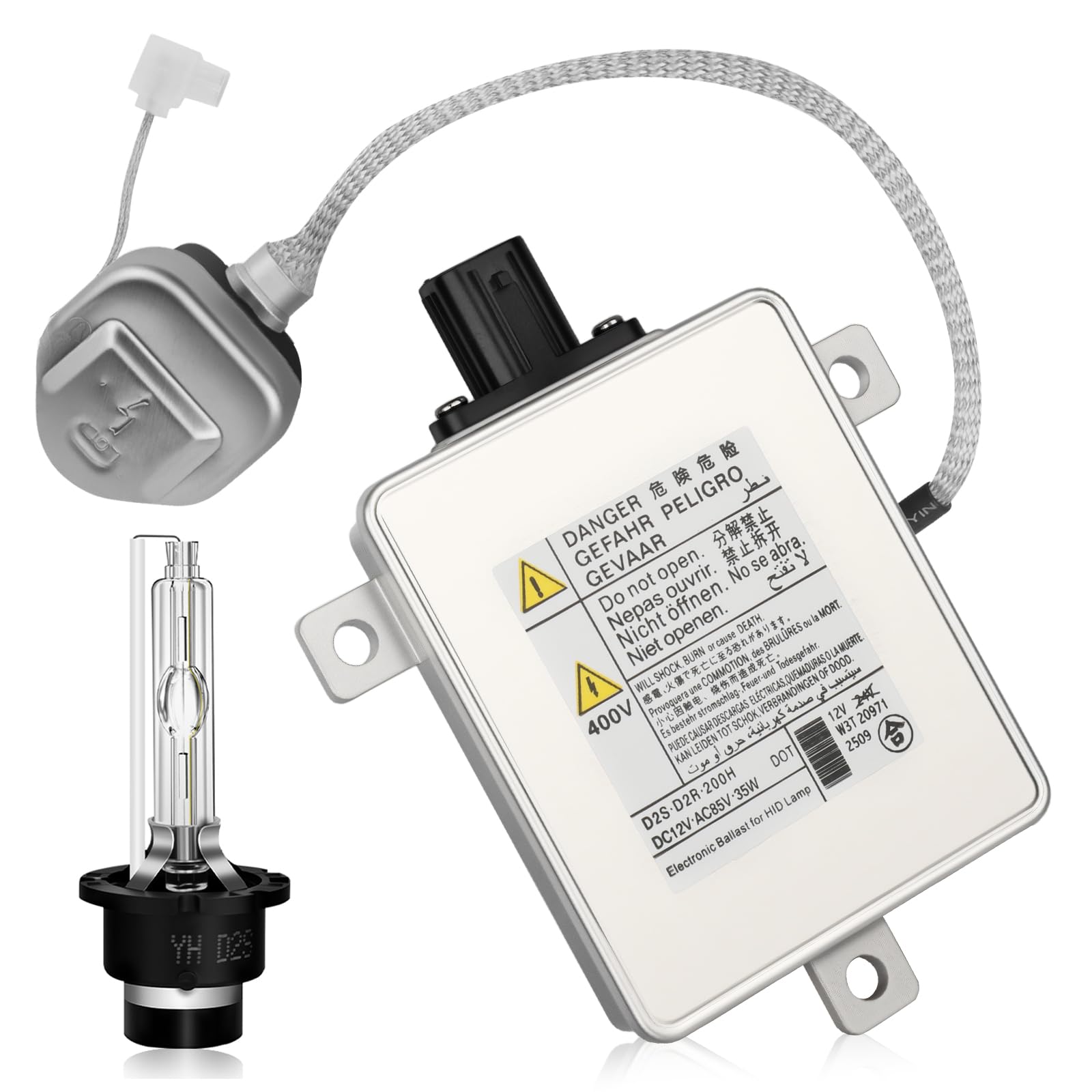 W3T19371 Headlight Ballast w/Igniter &amp;D2S Bulb for Acura TL TSX ZDX MDX ILX