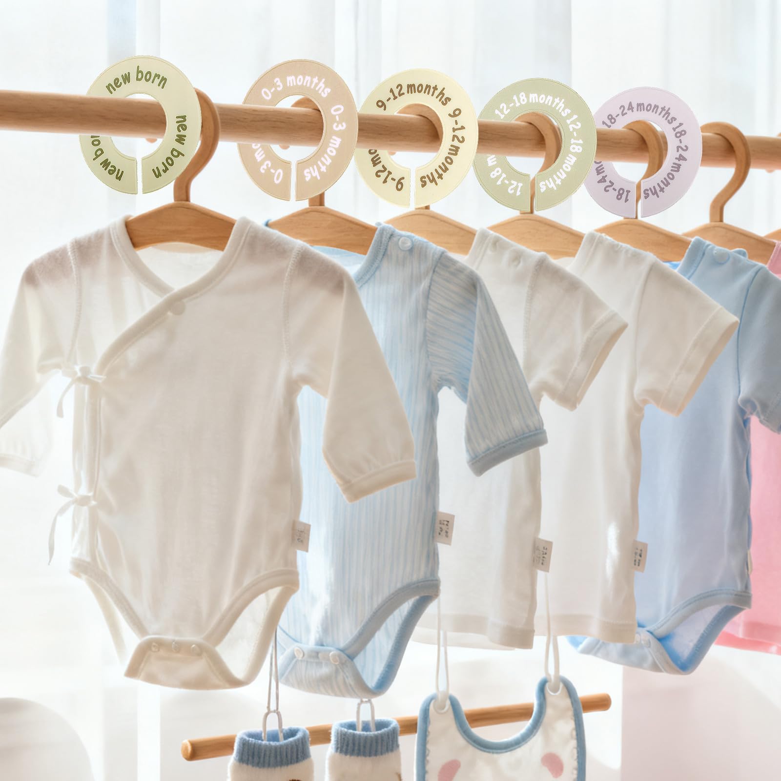 8pcs Baby Closet Size Dividers - Image 4