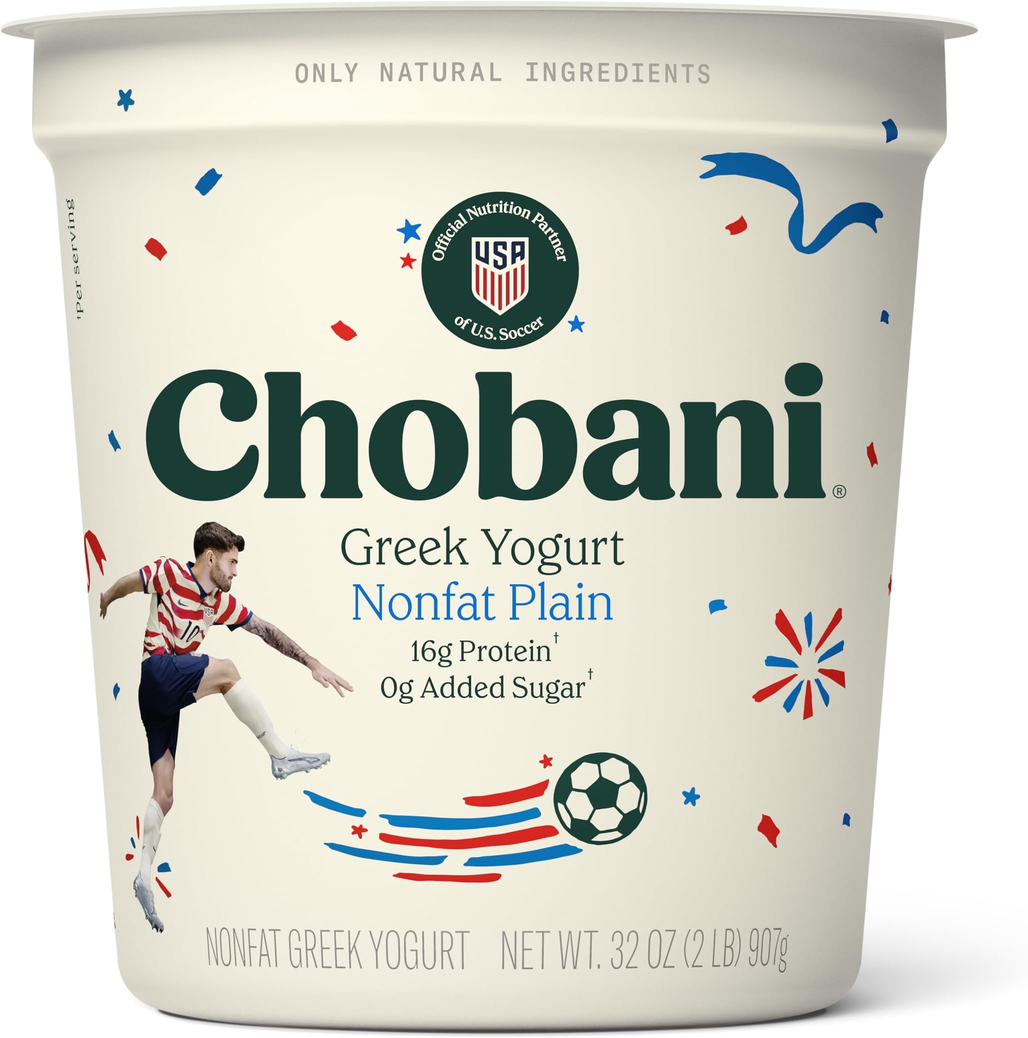 Chobani® Non-Fat Plain Greek Yogurt 32oz
