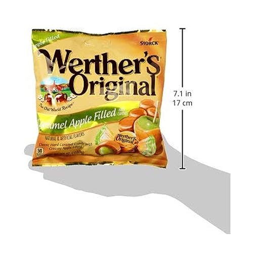 Vista 96 de Werther's Original Caramelo masticable, bolsas de 5 onzas (paquete de 12)