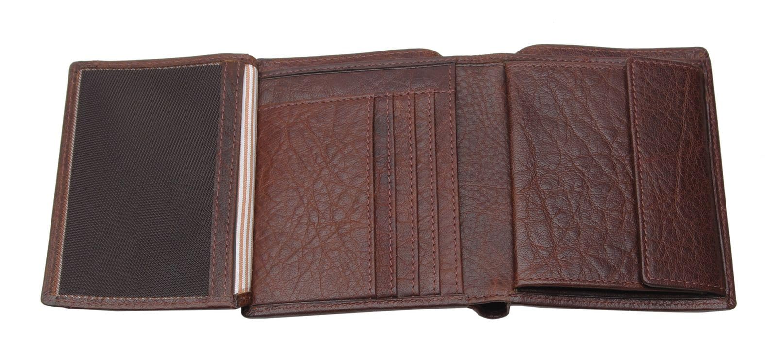 Esquire Monedero Buffalo 85 Wallet Brown marrón Oscuro