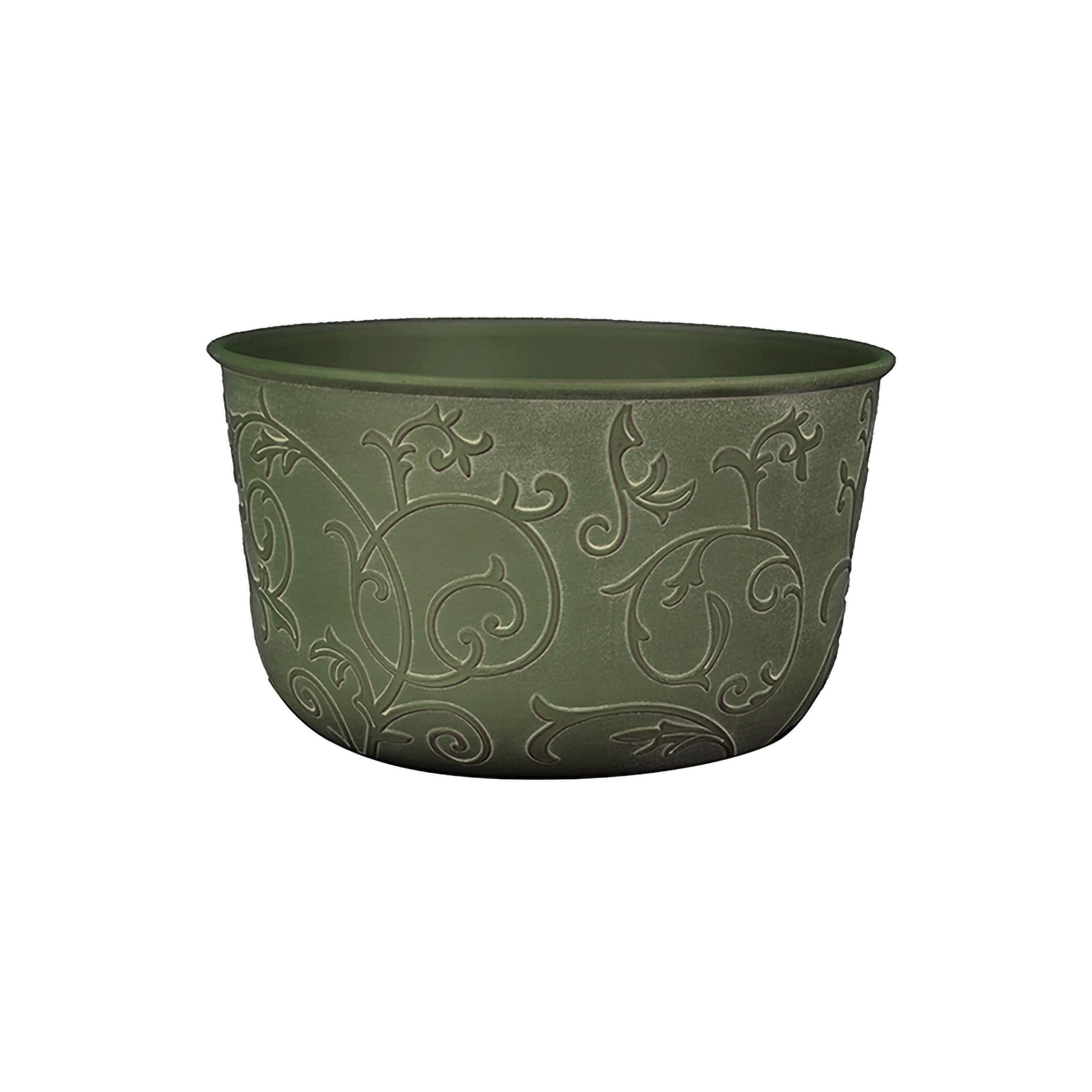 KADAX Pot De Fleurs En Plastique Pour L'Intérieur Et L'Extérieur, Grand Cache Pot Avec Imitation Bois Gris Clair Lot De 2 30 Et 40 Cm 83765495