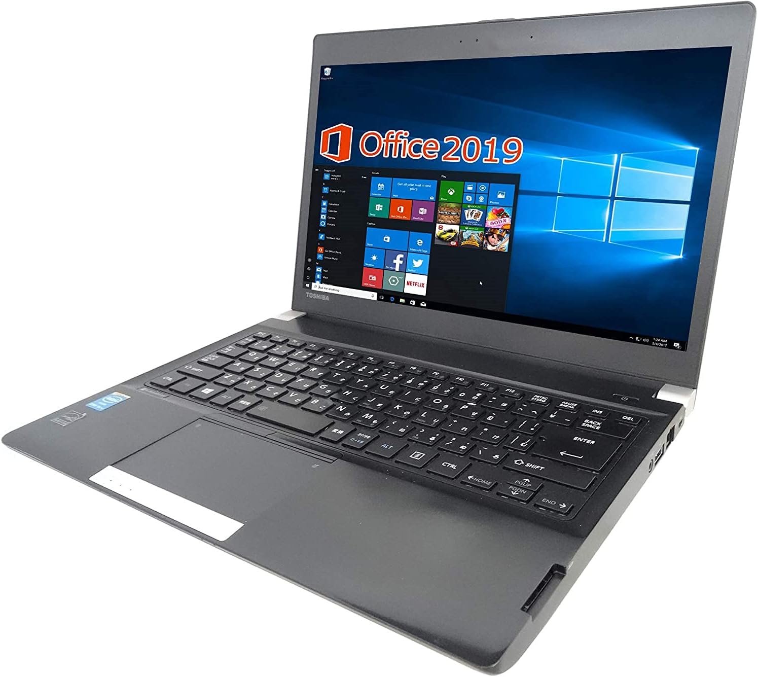 整備済み品】 東芝 ノートPC R734/MS Office 2019/Win 10 Pro/14インチ 