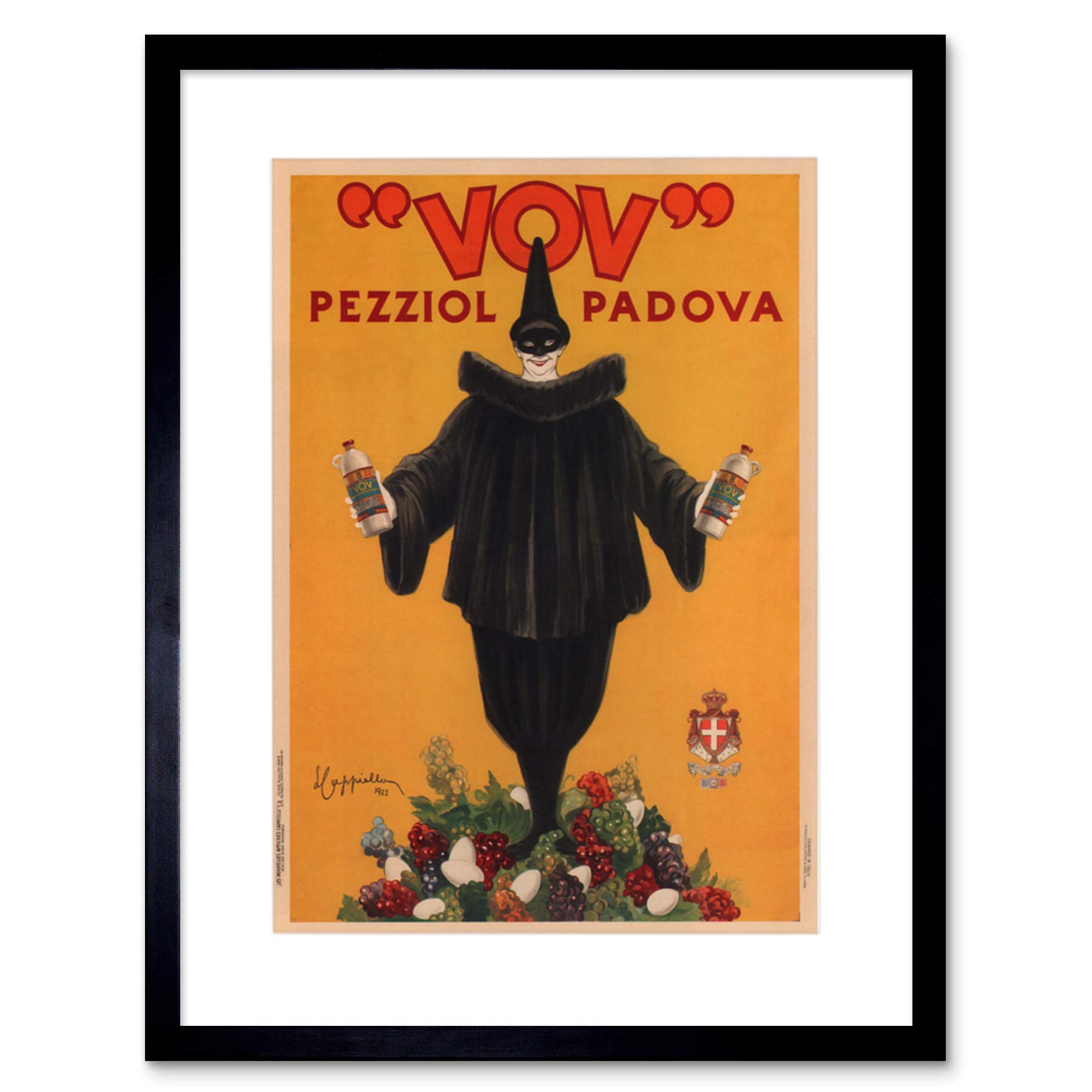 Amazon.com: VOV PEZZIOL LIQUEUR PADOVA ITALY CLOWN VINTAGE RETRO