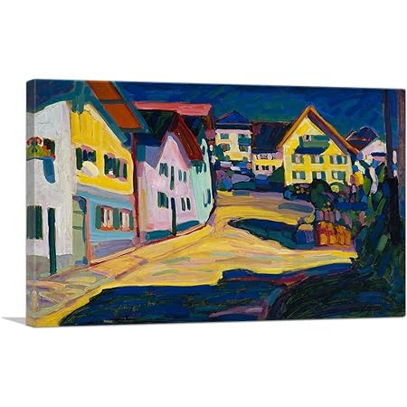 Amazon Com Artcanvas Winter Landscape I 1909 Canvas Art Print By Wassily Kandinsky 40 X 26 0 75 Deep Posters Prints