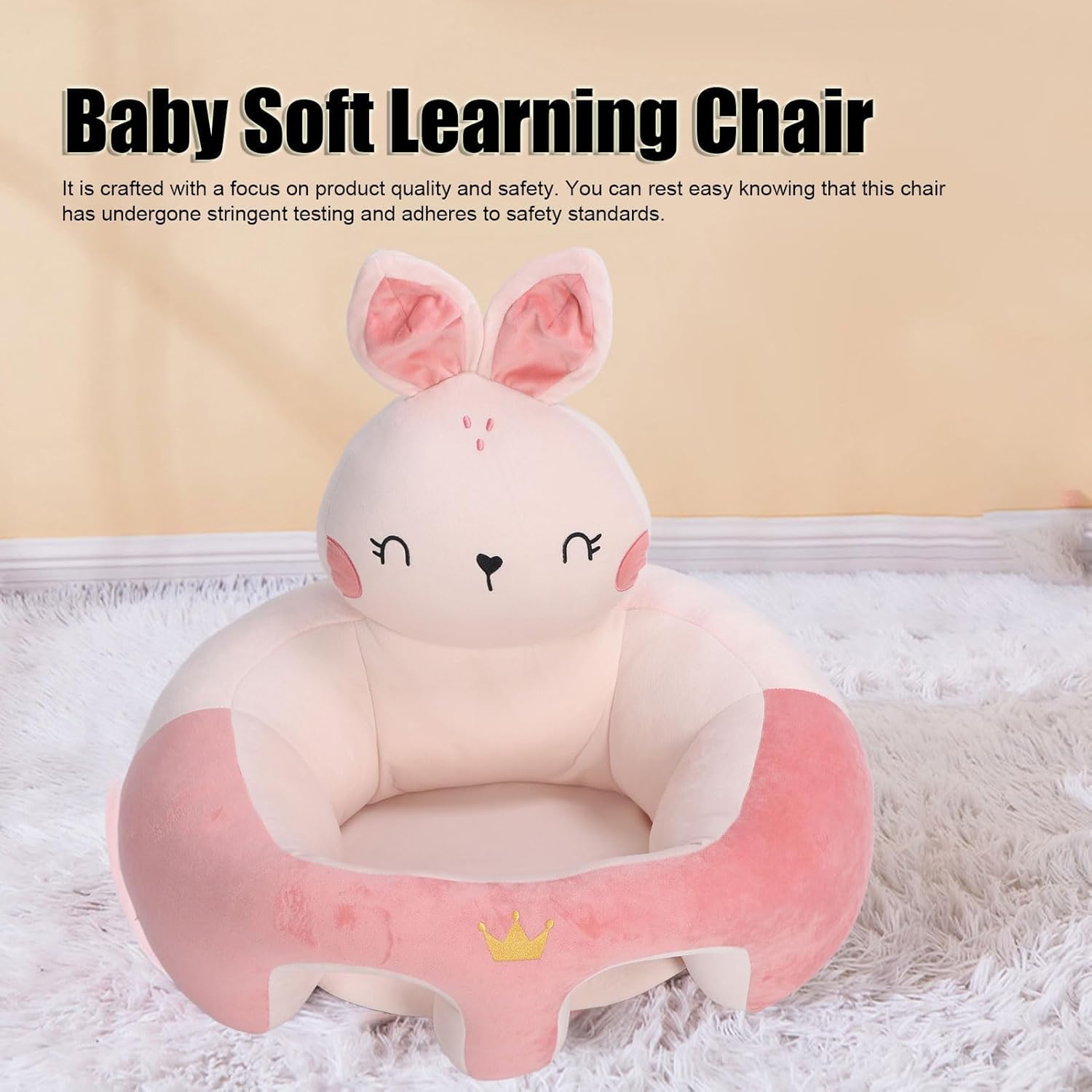 Cute Baby Sofa Chair for Sitting Up, Comfy Plush Infant Seat, Safe Fall Proof Design, Multi Functional Learning Seat (Type3) Hilitand954rygi0em-13