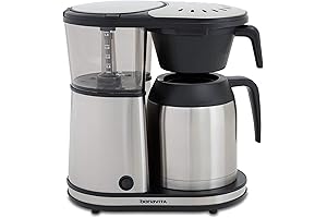 Bonavita Connoisseur 8-Cup Certified Coffee Maker with Advanced SCA-Certified Brewing and Thermal Carafe