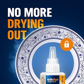 WoldoClean Super Glue for Ceramics and Porcelain 25g - Waterproof, high Temperature Resistant and no Smell
