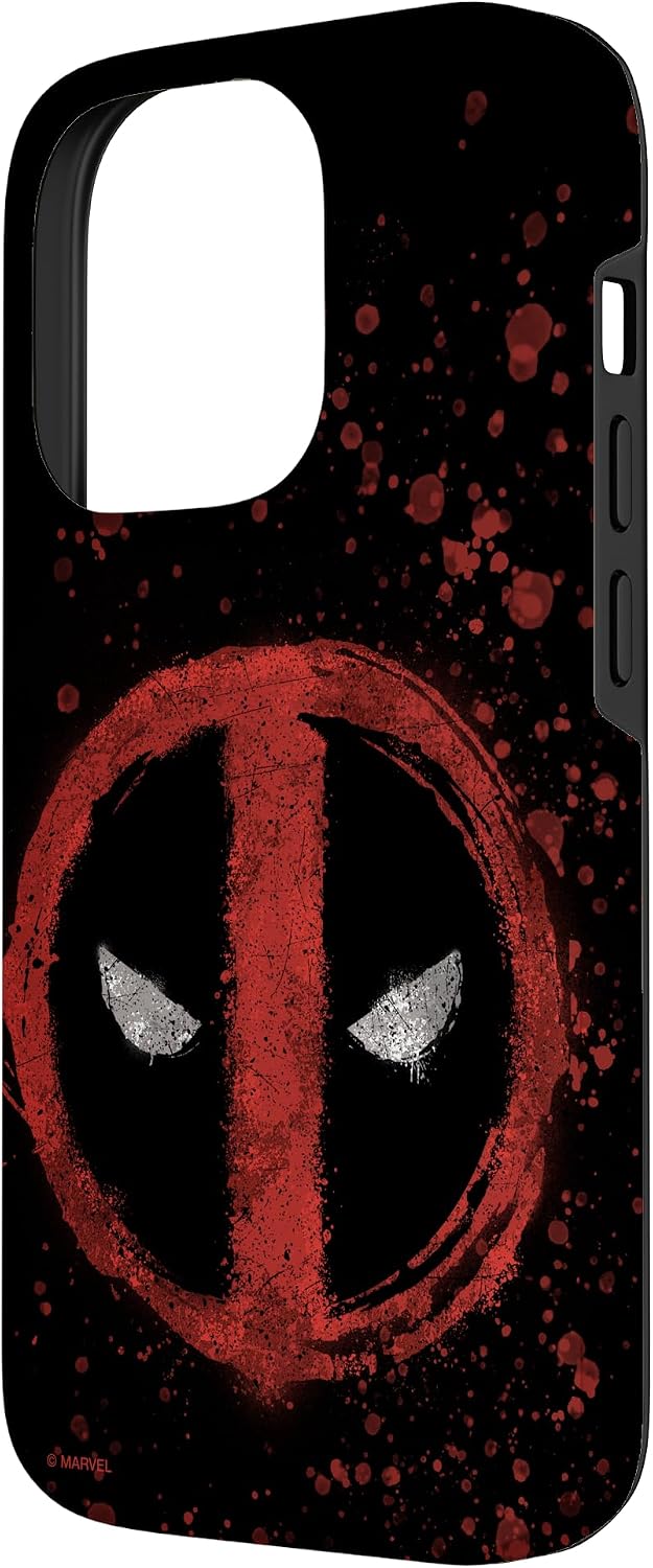 Marvel Deadpool Wade Wilson Icon Paint Splatter Case for iPhone 14 Pro