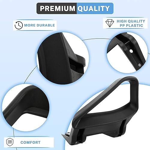 Miniatura 4 de HECASA Par de manijas de asiento de carrito de golf compatibles con EZGO TXT 1994 en adelante de repuesto de gas y eléctrico para 71701-G01