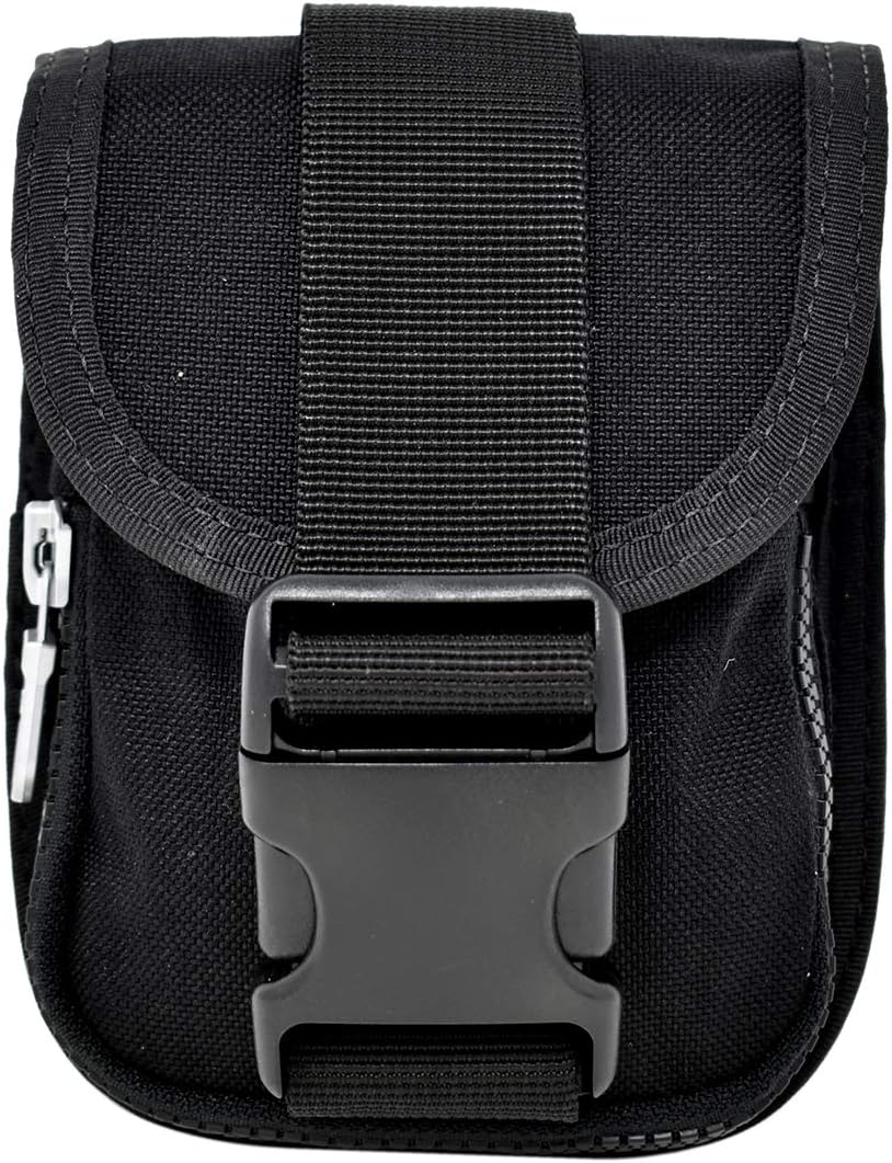 Palantic Scuba Diving Drop-Bottom Trim BCD Weight Pocket - 5lb Capacity Each, Quick Release Buckle, 1000D Nylon, YKK Zipper, Fits 2” Belt Secure & Balanced Dive System – Pair