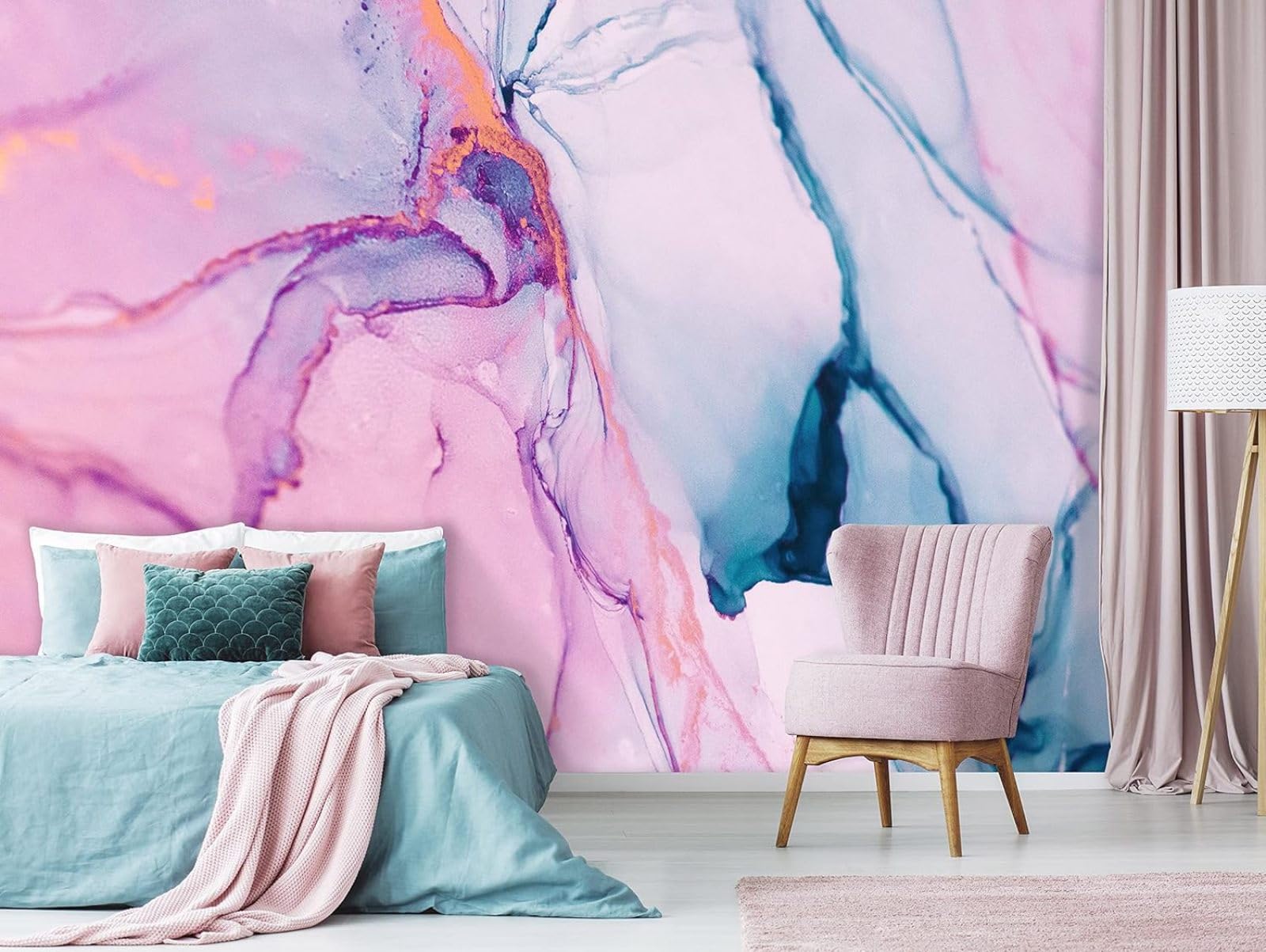 Kfjhgbdshhj 3D Mural Photo Mural-Wallpaper For Children's Room Pink - For Children Children's -,300Cmx210cm Poster - Wall Sticker - Frameless Picture