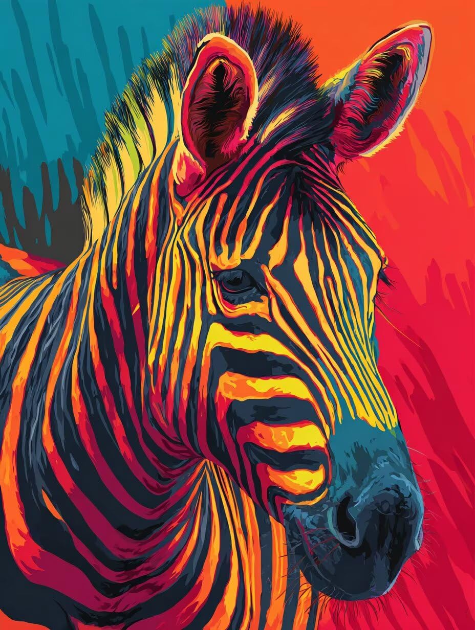 Malarstwo diamentowe, dla dorosłych, obrazy do malowania diamentami, zebra, zestaw do samodzielnego wykonania, dla początkujących, dzieci, zestaw do majsterkowania, relaks, dekoracja ścienna, 80 x 110