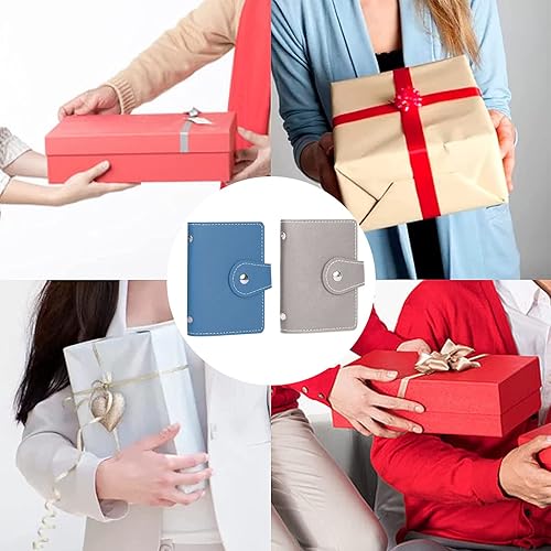 Miniatura 6 de 2 tarjeteros para tarjetas de crédito y tarjetero de visita, tarjetero Sd cada uno tiene 26 organizadores de tarjetas, nuevo libro para tarjetas de