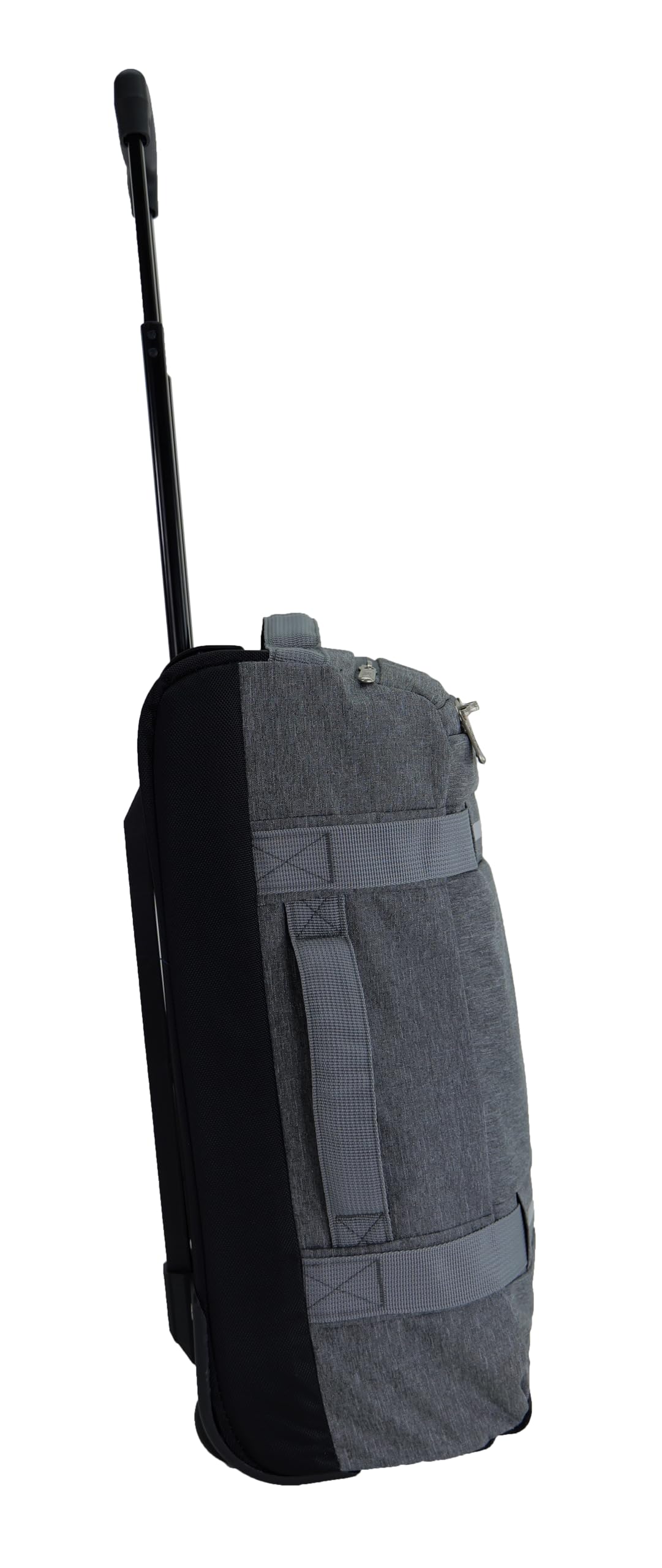 Maleta Trolley Cabina Flexible Vida VT607,2 Ruedas Multi Correas de sujeción, Gris jaspeado, S-cabine 55x32.5x20cm -34L, maleta suave bolsa de viaje