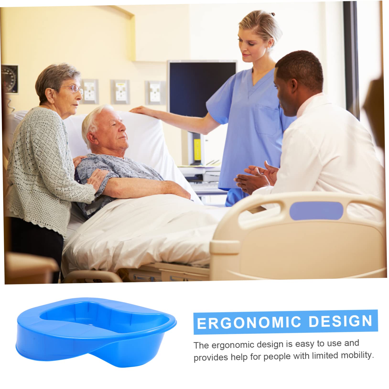 COLLBATH Bed Urinals Heavy Duty Easy Clean Safe for Pregnant Women and Patients