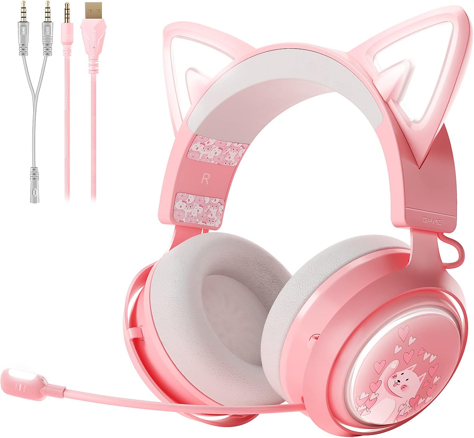 SOMIC G951S Purple Stereo Gaming Headset and Pink Headphone