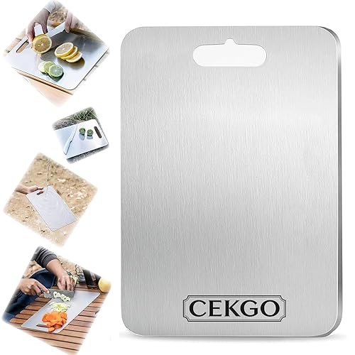 Titanium Cutting Board for Kitchen, Cutting Board Double Sided Food