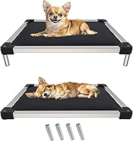 Vista 11 de FXW TitanNest - Cama elevada para perros a prueba de masticación, cuna elevada para uso en interiores, exteriores y campamentos, duradera y lavable