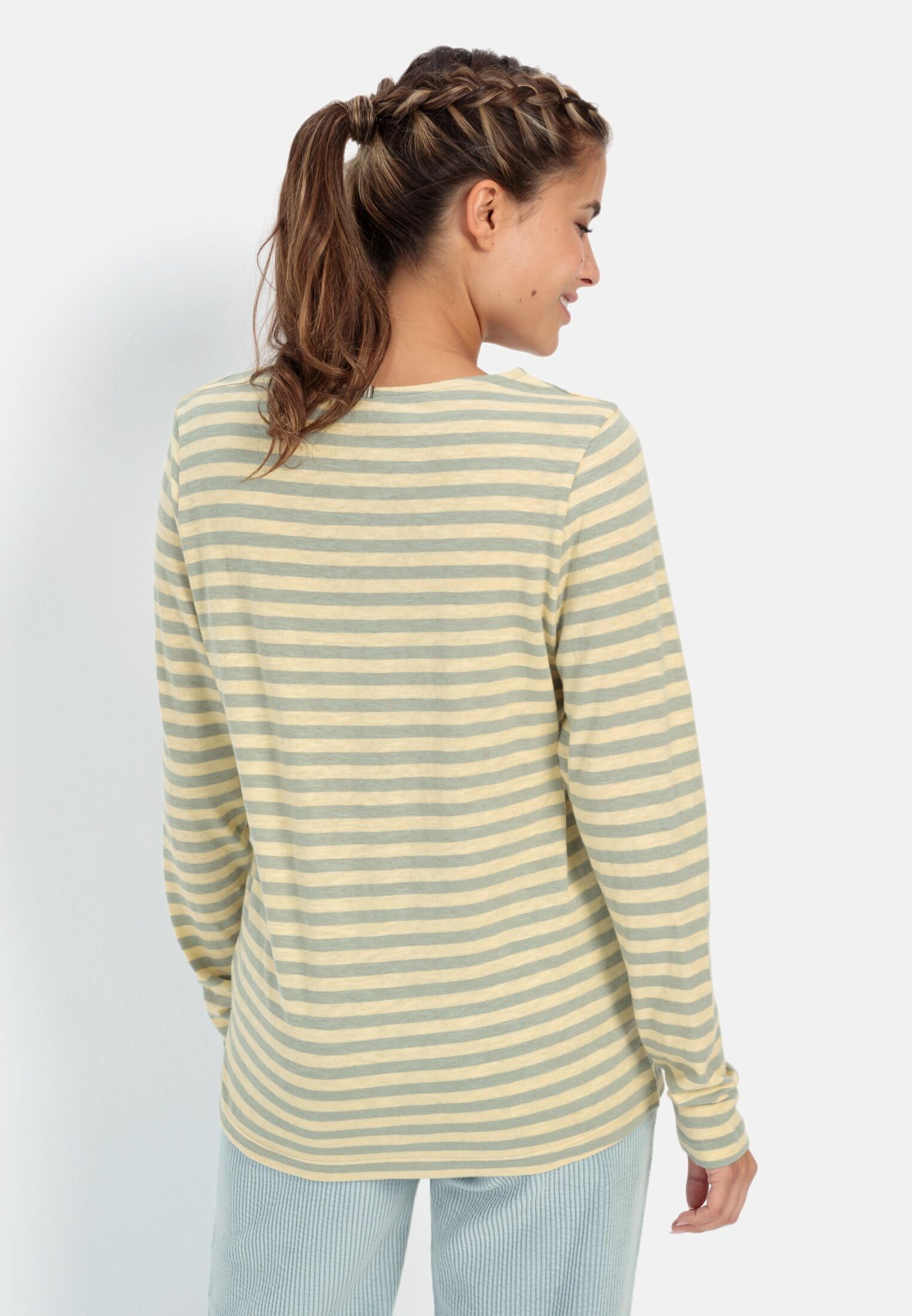 camel active Damen Streifenshirt aus Organic Cotton
