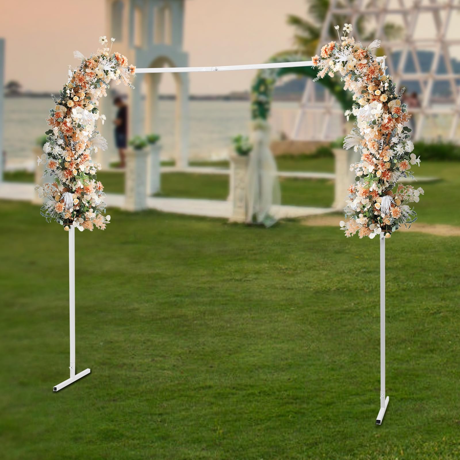 Arco In Metallo Per Palloncini 2x1 M – Dorato, Robusto, Per Matrimoni, Compleanni E Baby Shower