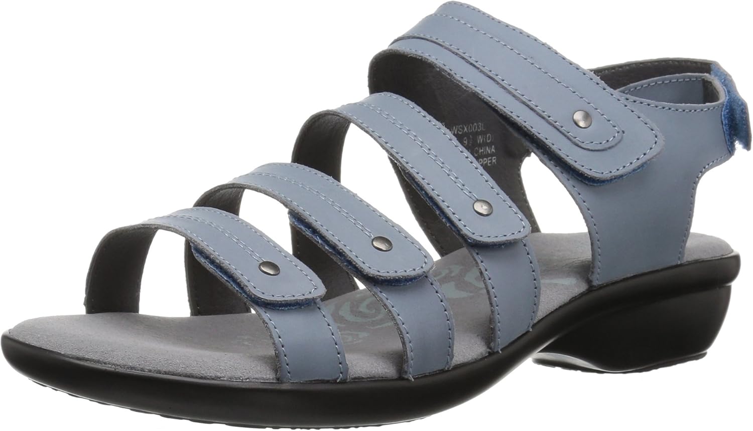 Propet Women's Aurora Sandal, Denim, 10.5 Medium US