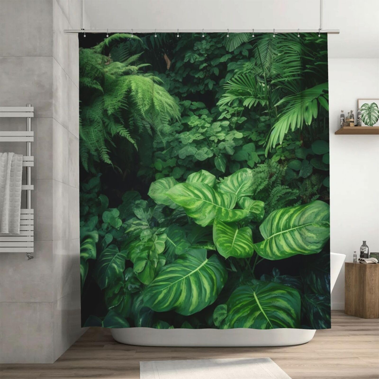 Rideau de douche imperméable fini les sols mouillés